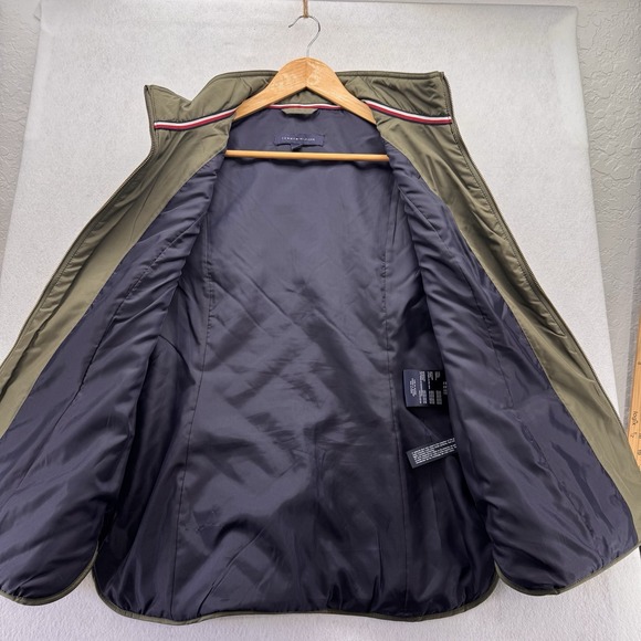 Tommy Hilfiger Women's Army Green Quilted Front Zip Vest Size L Thyme Outdoors - Picture 11 of 11